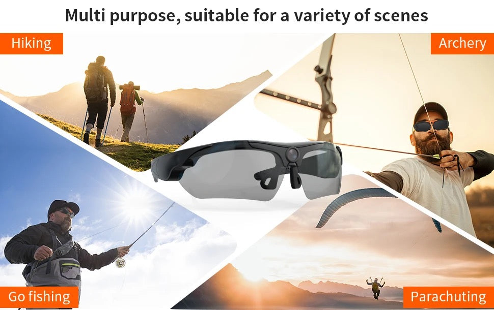 SportCam Glasses Estilo deportivo y moderno