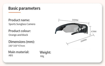 SportCam Glasses Estilo deportivo y moderno